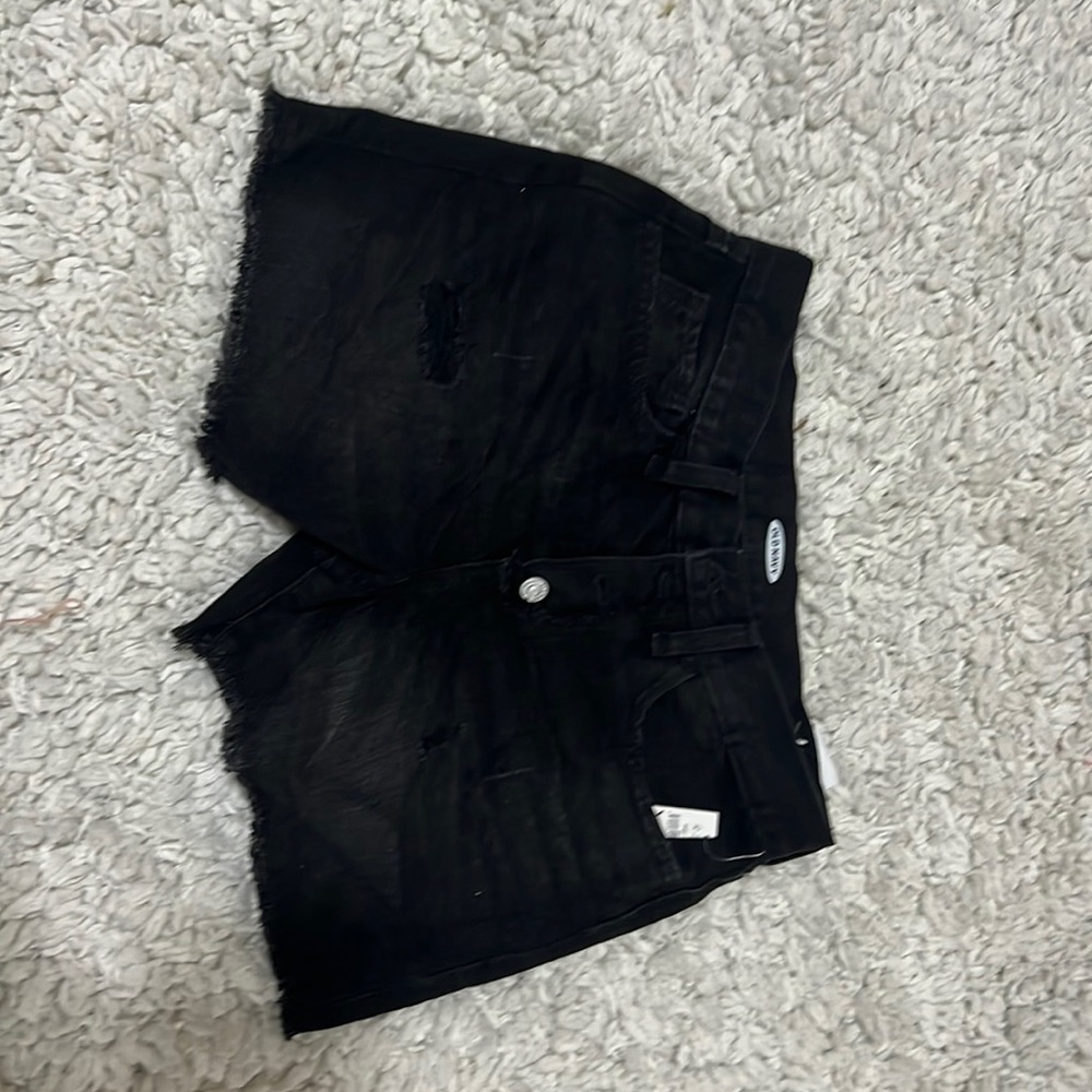 Black youth, Old Navy shorts